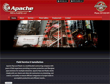 Tablet Screenshot of apachepipeandplastic.com